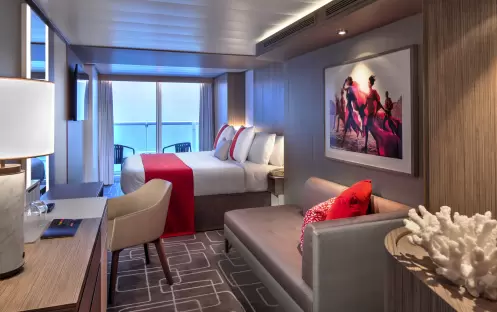 Celebrity Cruises, Celebrity Beyond, Sunset Veranda Stateroom ©CEL