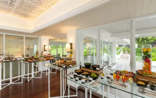 SAii Laguna Phuket Food Beverage The Club Breakfast Set Up