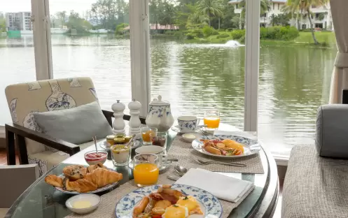 SAii Laguna Phuket Food Beverage The Club Bereakfast with View