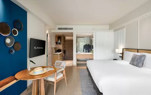 SAii Laguna Phuket Lagoon View King Bed Layout