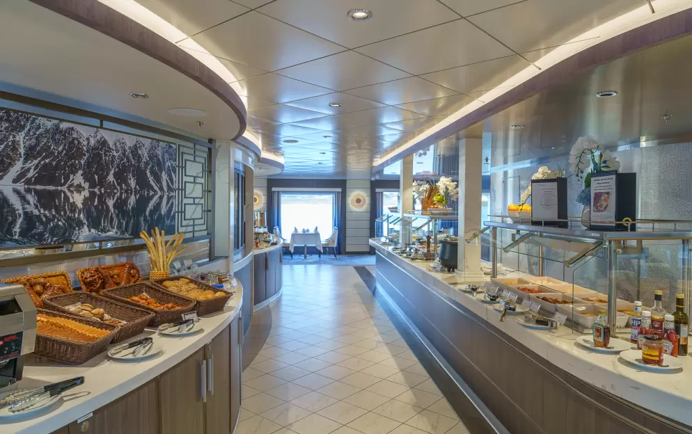 Quark Expeditions, Ocean Explorer Main Dining Room 11 ©Quark Expeditions.jpg