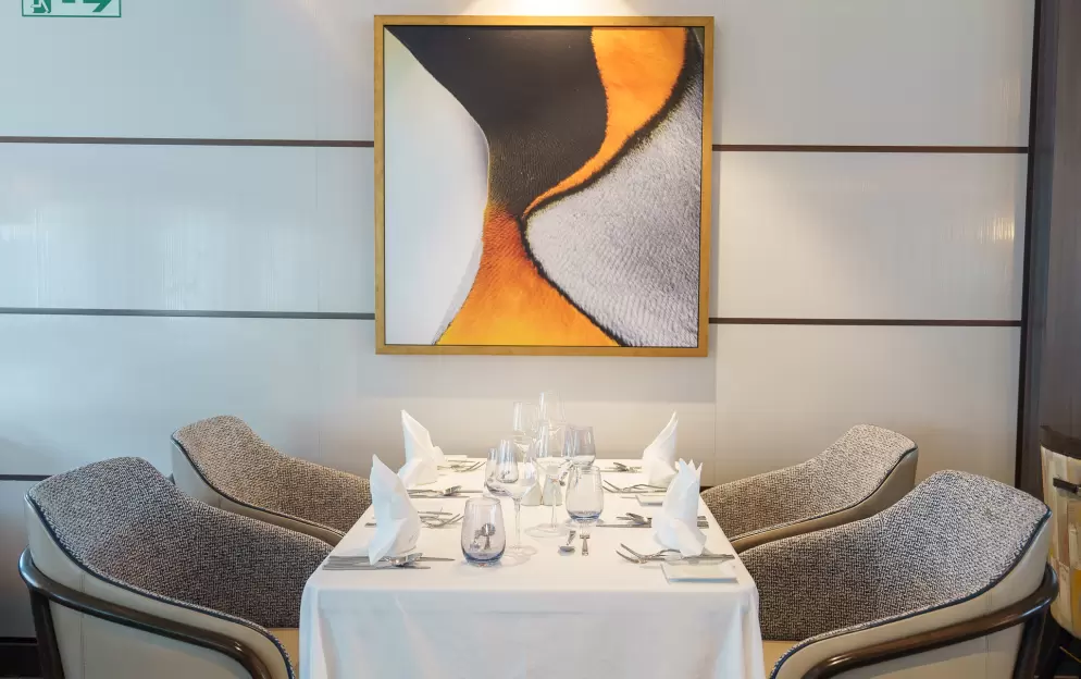 Quark Expeditions, Ocean Explorer Main Dining Room 13 ©Quark Expeditions.jpg
