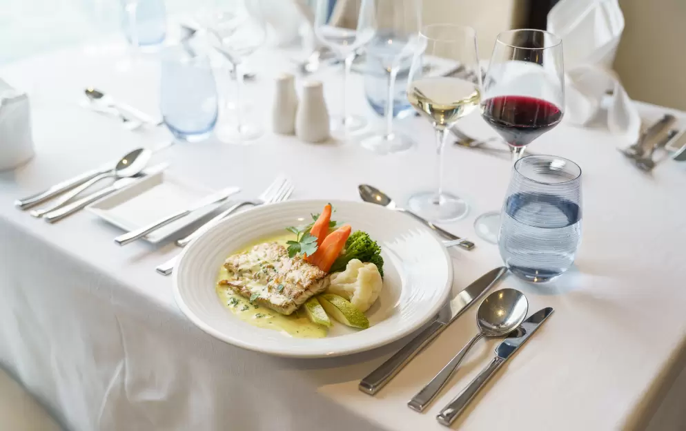 Quark Expeditions, Ocean Explorer Main Dining Room 14 ©Quark Expeditions.jpg