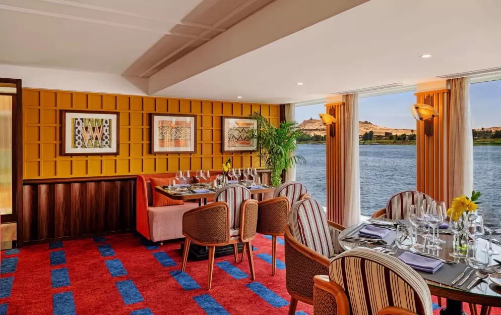 AmaWaterways AmaLilia Main Restaurant - Credit - © 2024 Nour El Refai - All rights reserved 1.jpg