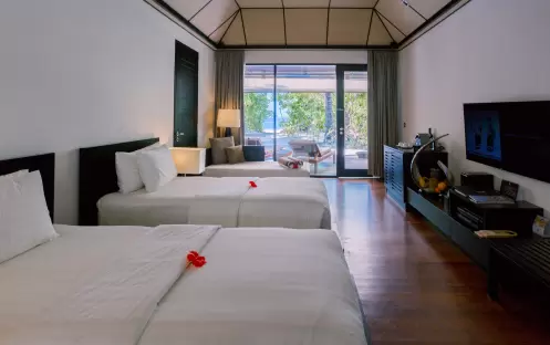 Lily Beach Resort & Spa - Rooms - Beach Family Villa bedroom 2