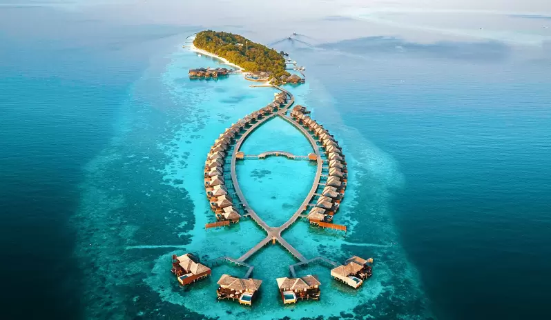 Lily Beach Resort & Spa - arial shot