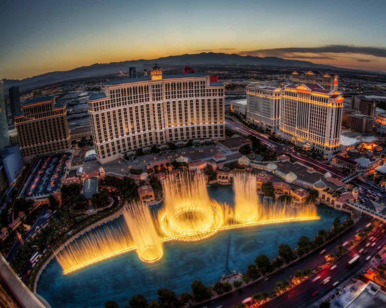 Bellagio from Ocean's 11 is one of the most glamorous movie hotels for good reason.